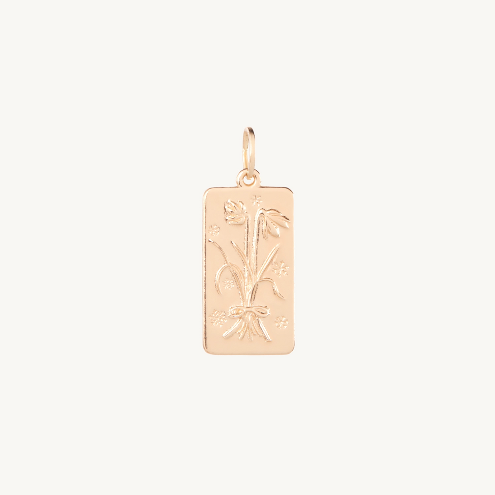 Narcissus Poem Charm, December