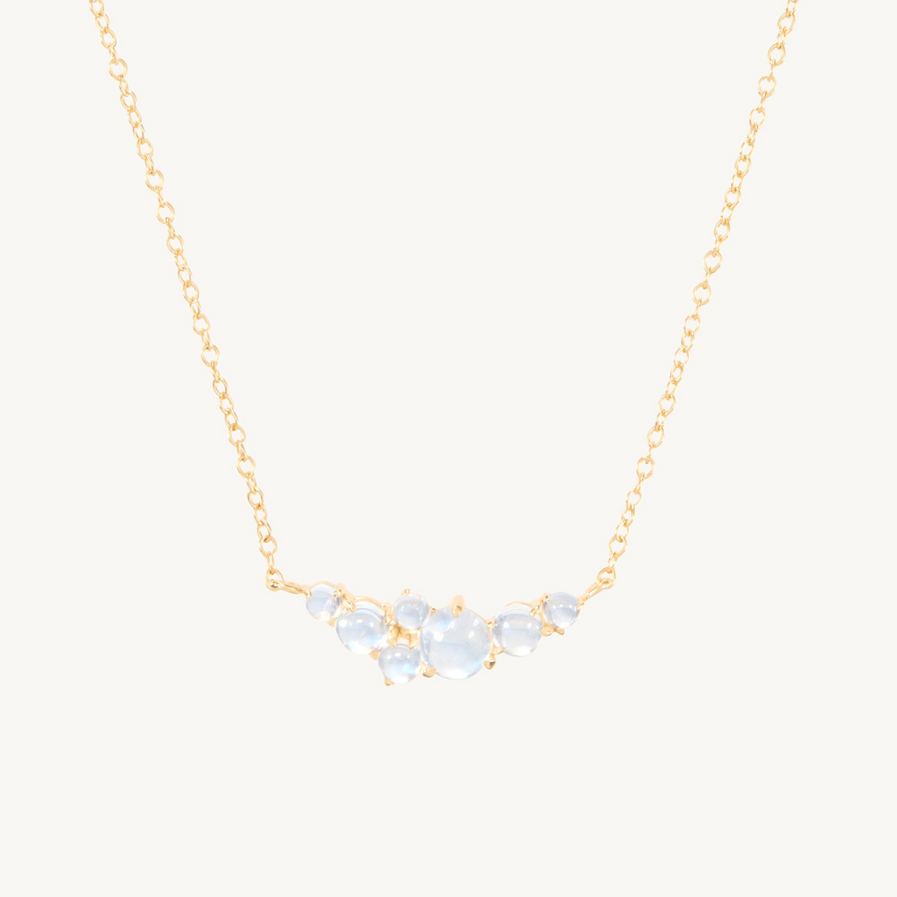 Moonstone Bubble Necklace