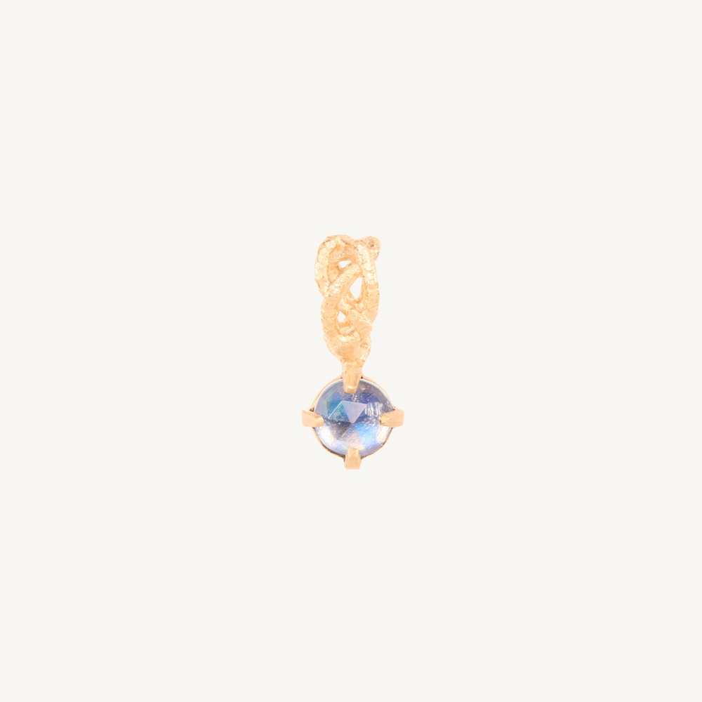 Moonstone Braided Charm