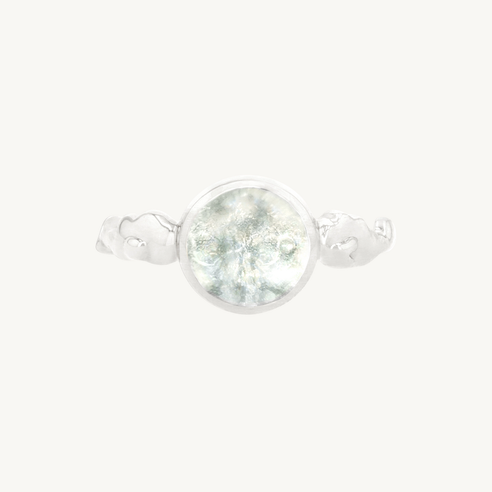 Memory Pool Silver Ring