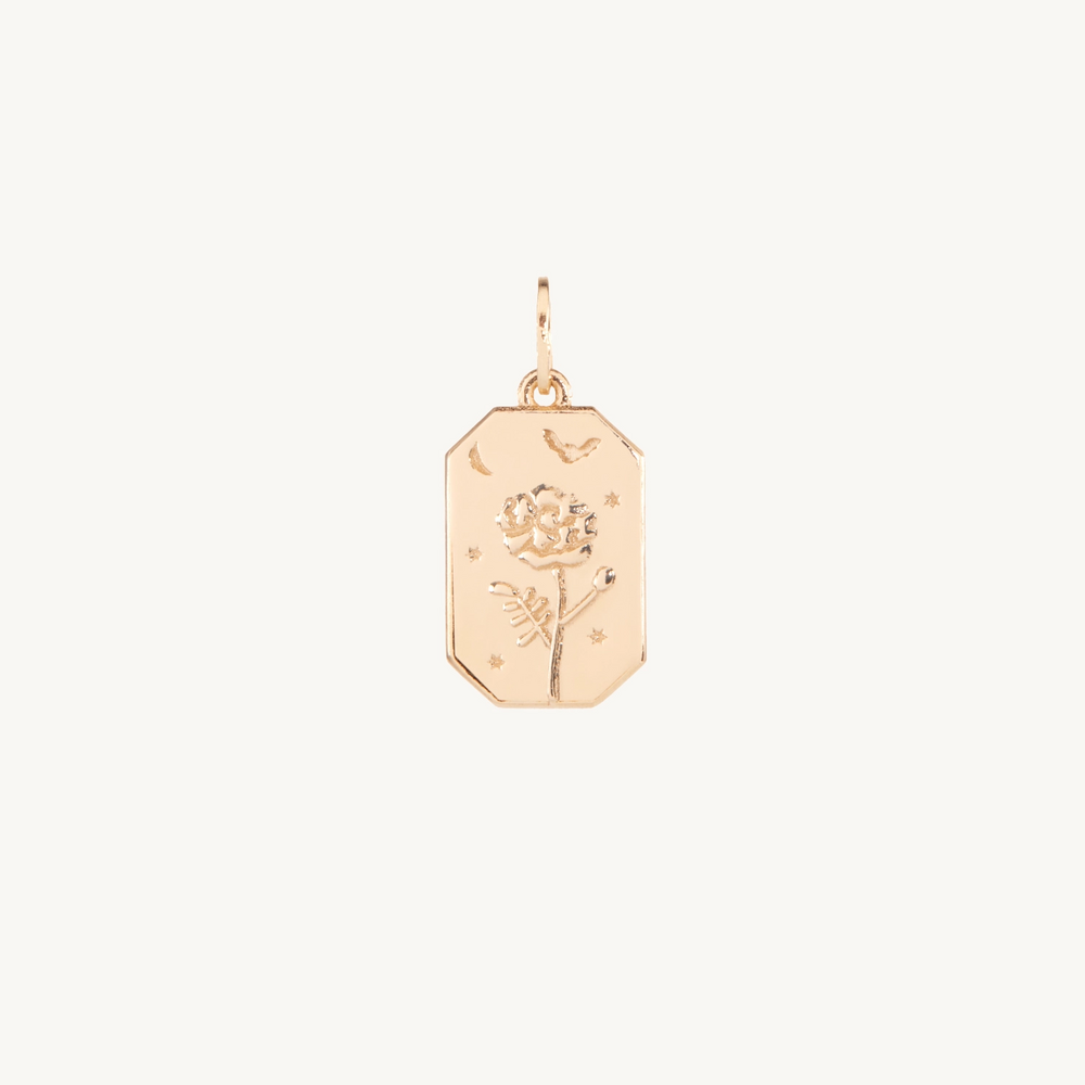 Marigold Poem Charm, October