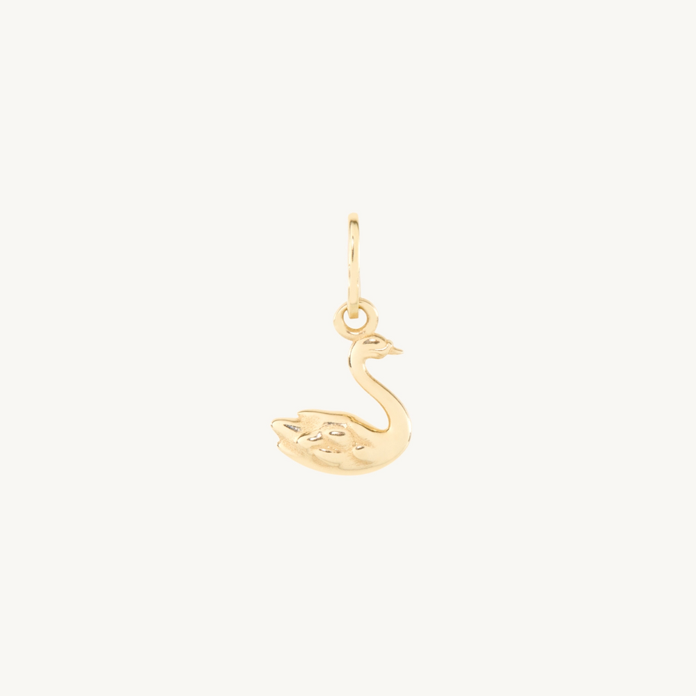 Make You Blue Swan Charm