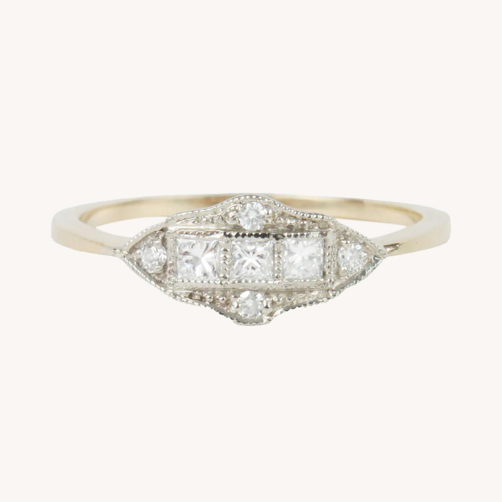 Machine Age Diamond Ring