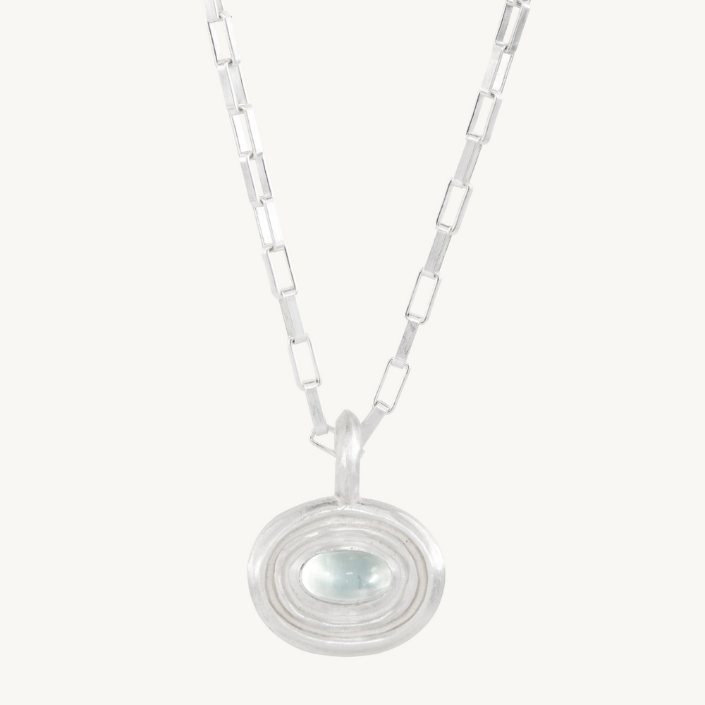 Little Wavelet Moonstone Necklace