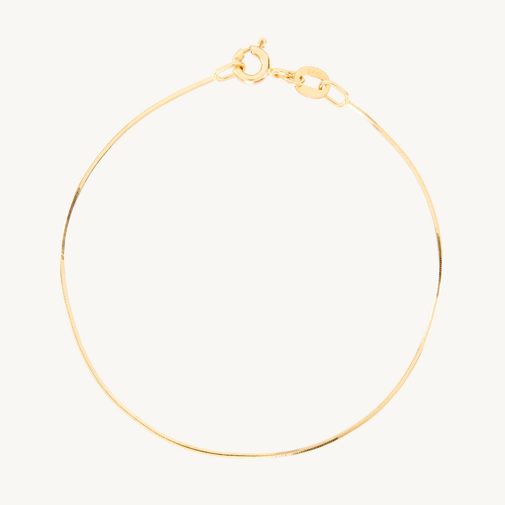 Little Slipper Gold Bracelet