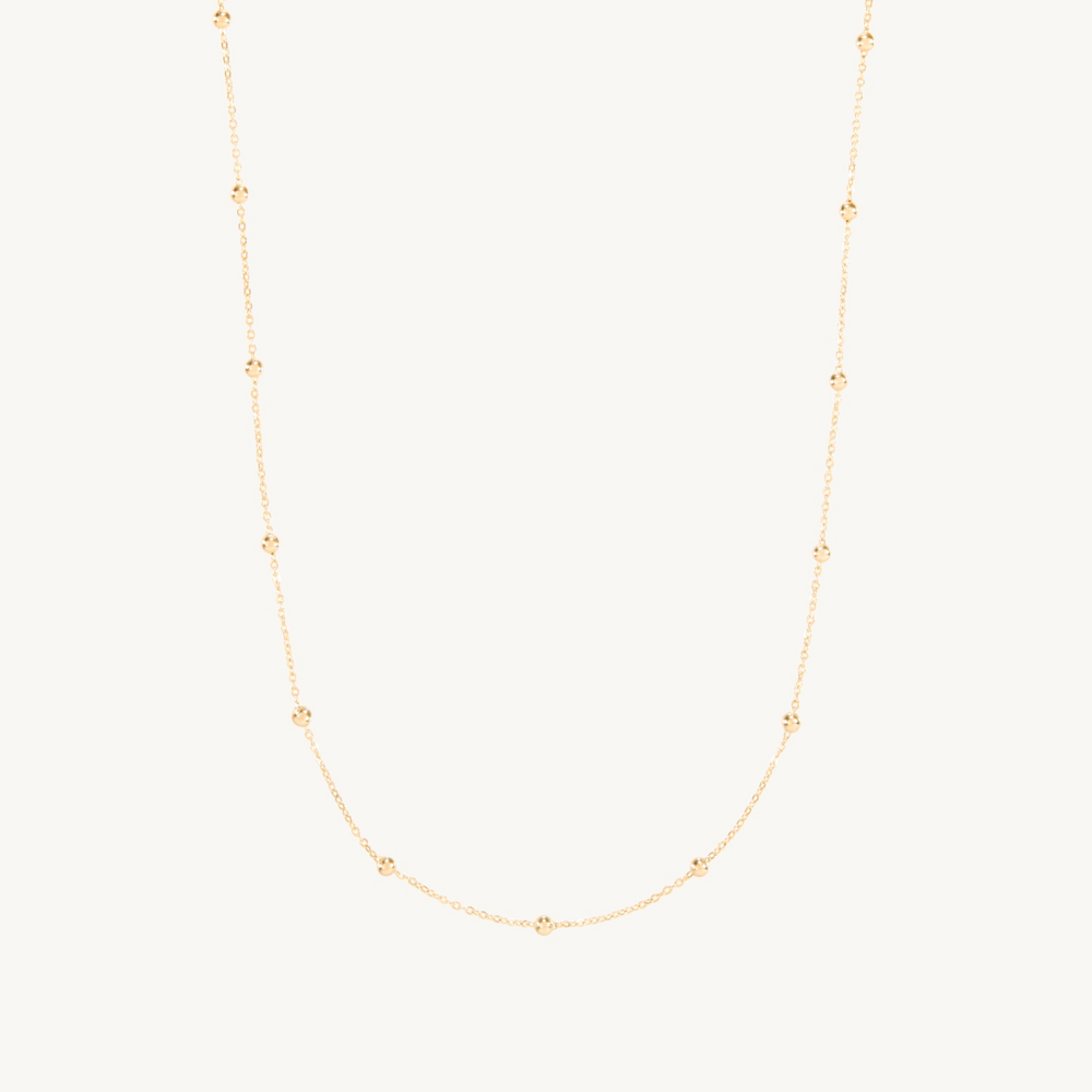 Little Orb Gold Chain Necklace