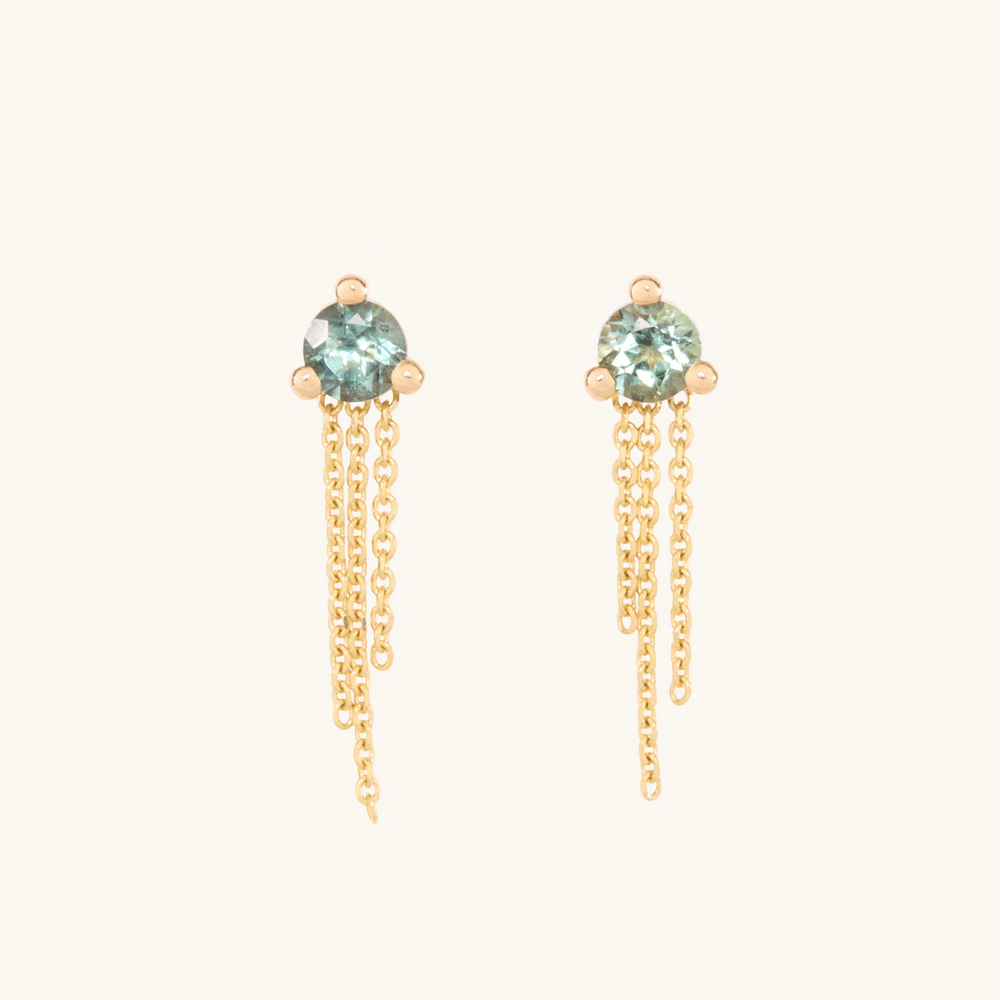 Tourmaline Mist Earring (Single)