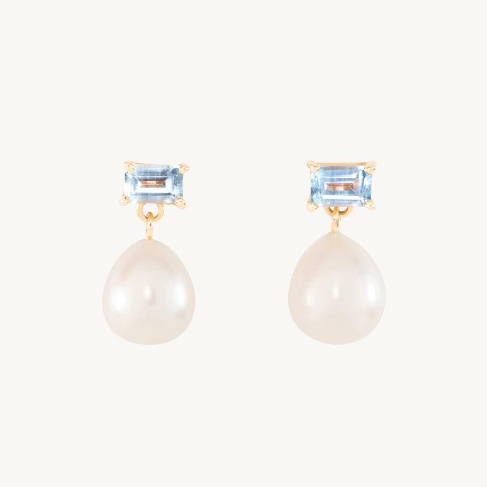 Topaz Perla Earrings (Pair)