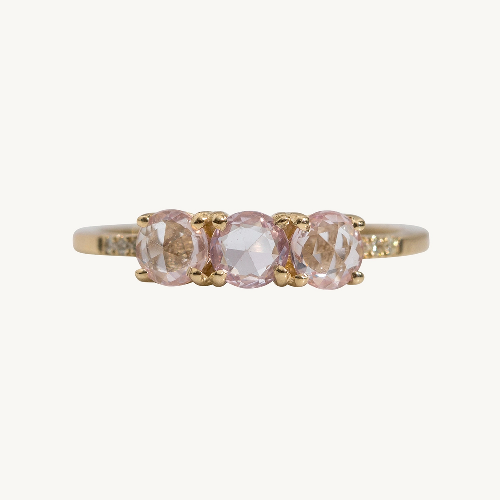 La Vie En Rose Pink Sapphire Ring