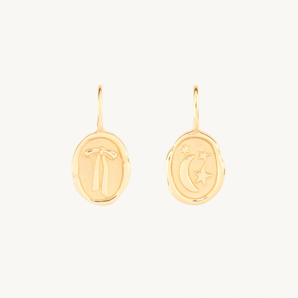 Laufey Wax Seal Charm, Yellow Gold