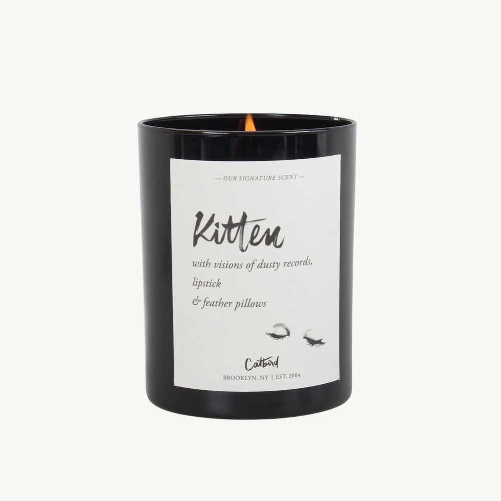 Kitten Candle