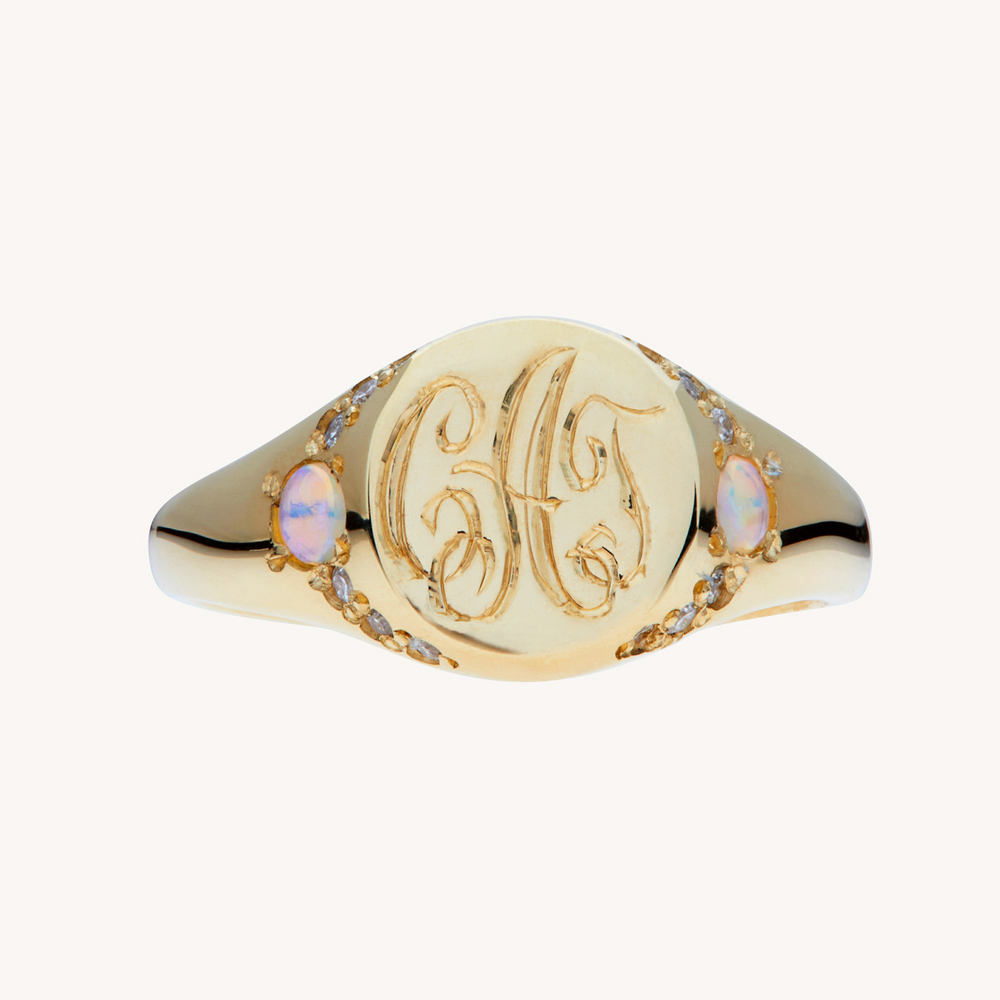 Isabel's Treasure Gold Signet Ring