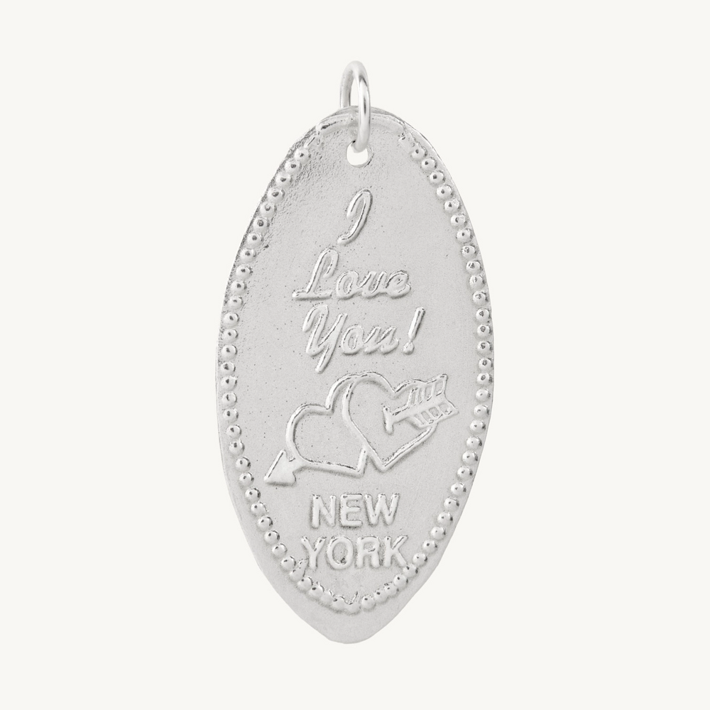 I Love You New York Souvenir Penny Charm