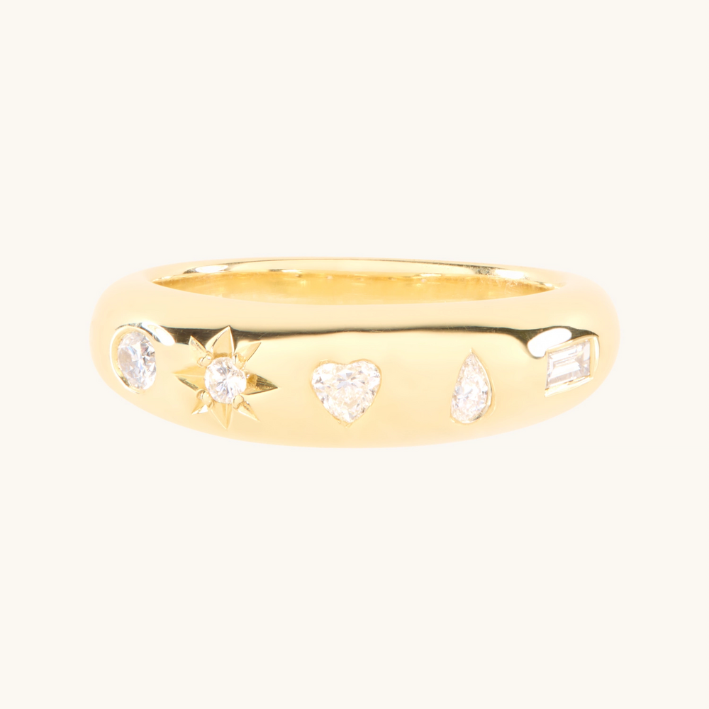Heart Of Gold Ring