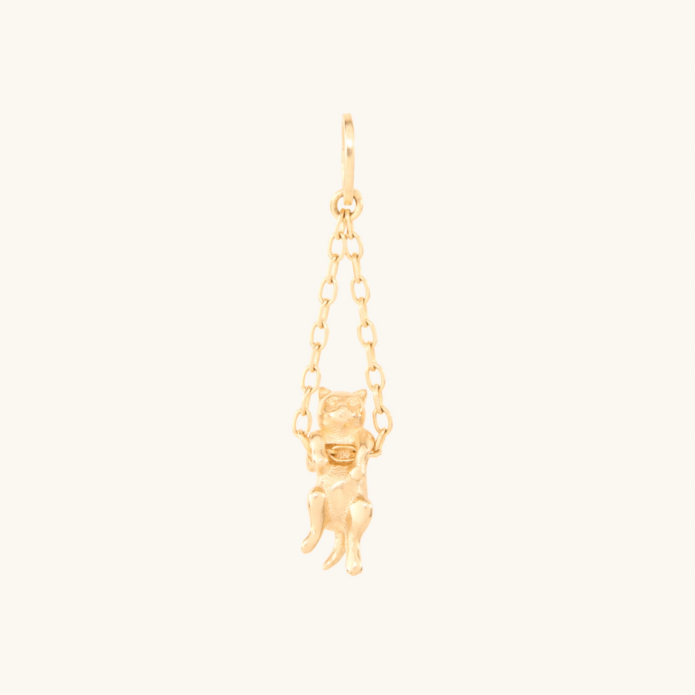 Hang In There Kitten Charm