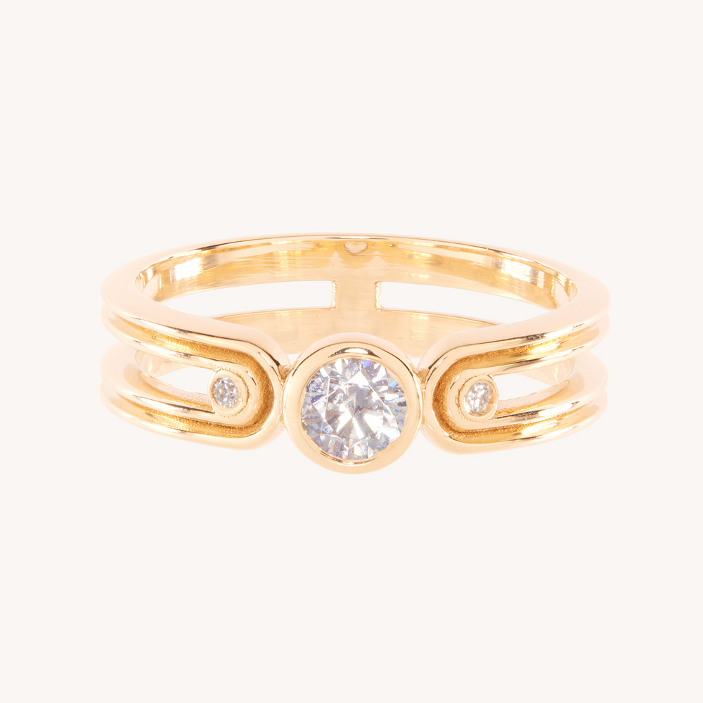 Gravitational Pull Diamond Ring