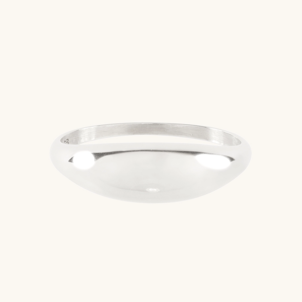 Grand Coupe Dome Ring, Silver
