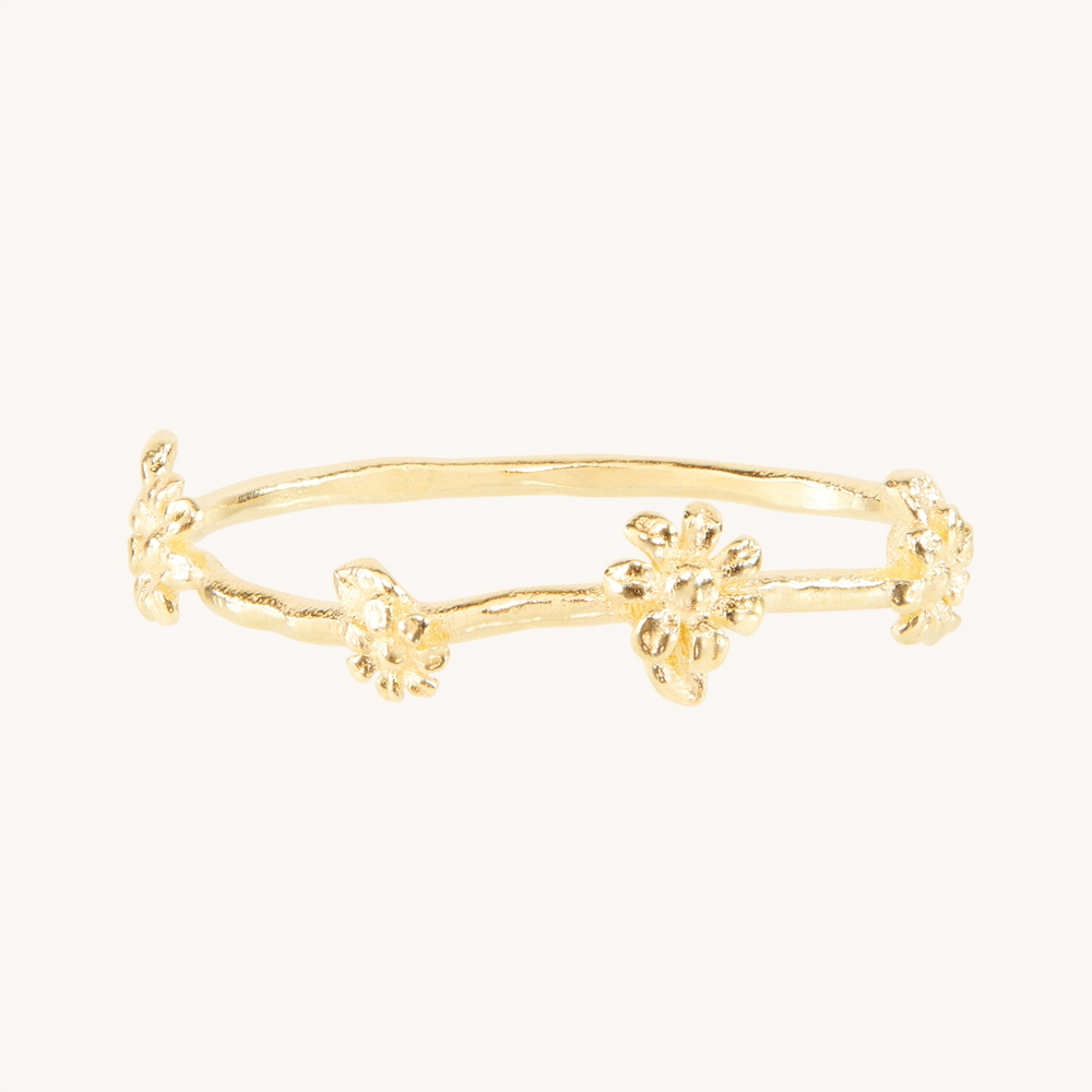 Flower Garland Ring, Petite