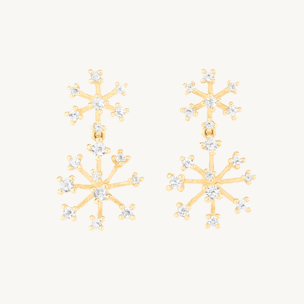 Fireworks Diamond Earrings (Pair)