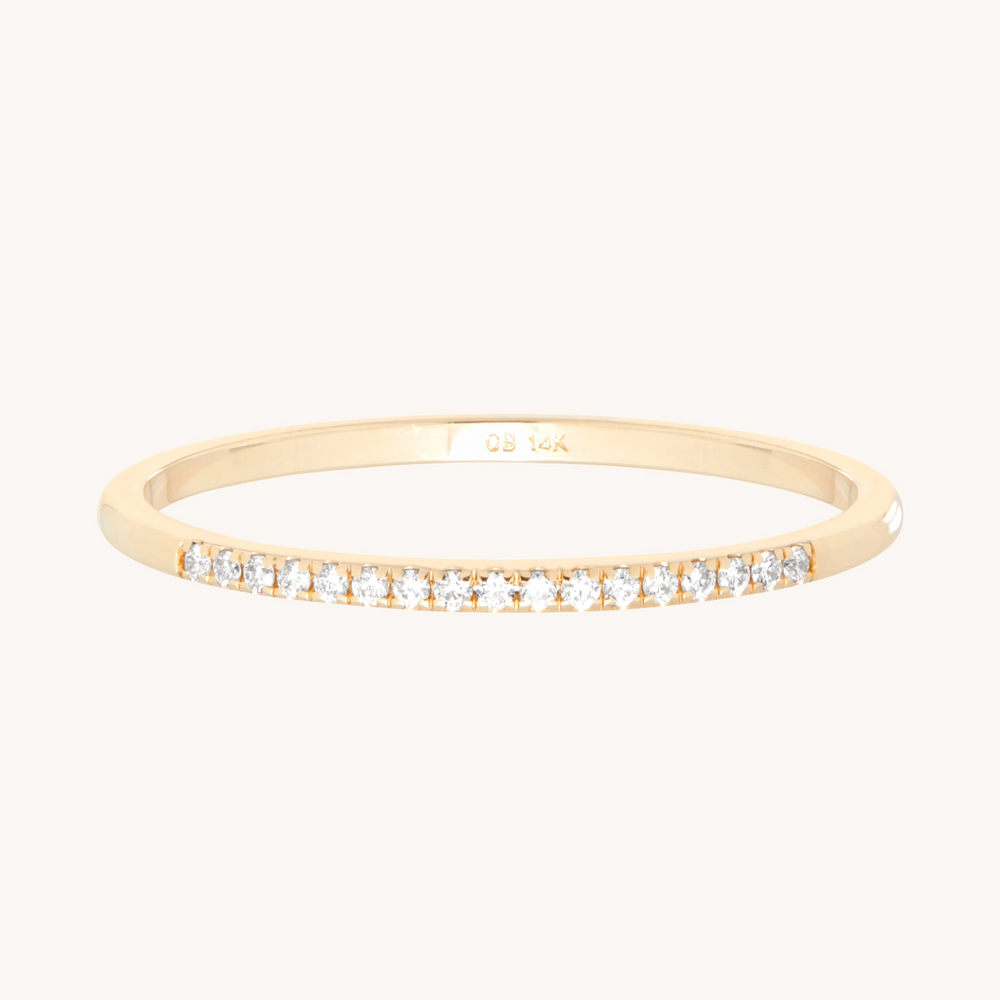 Fairy Light Demi-Pavé Diamond Band