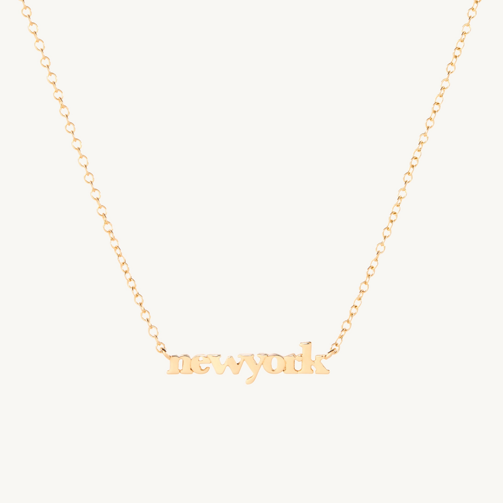 Tiniest New York Necklace