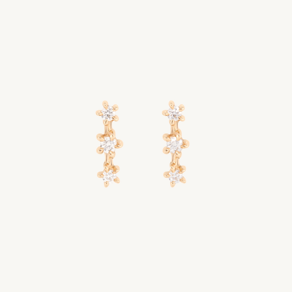 Diamond Snippet Stud (Single)