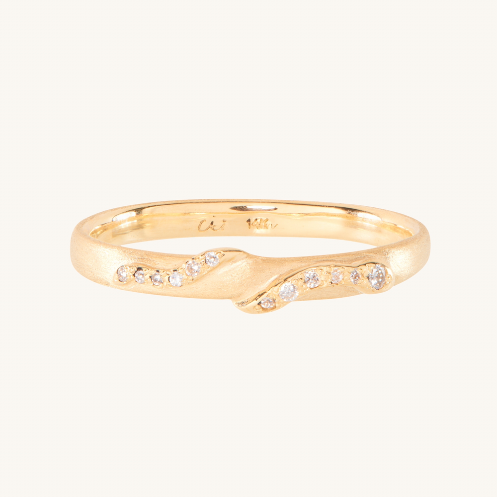 Diamond Slither Snake Ring