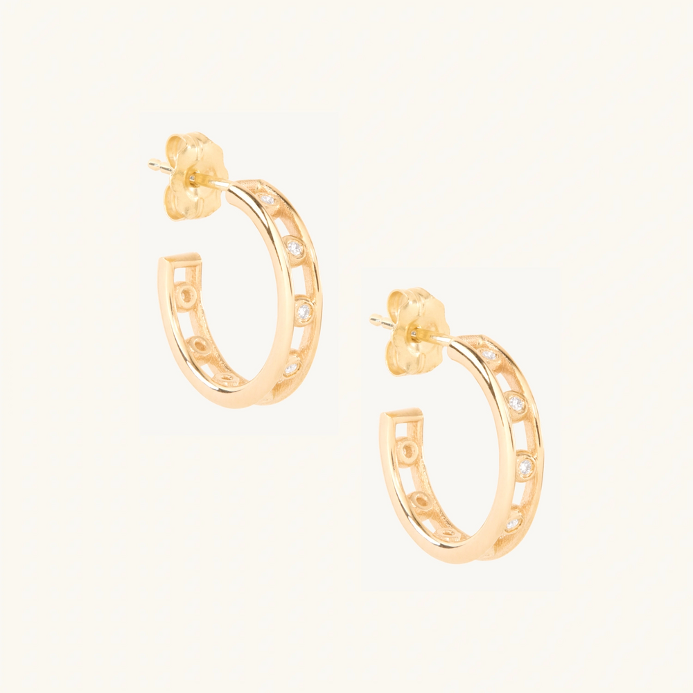 Diamond Clio Huggies (Pair)