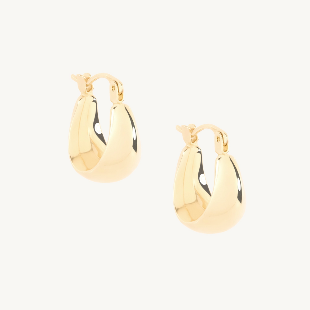 Coupe Gold Dome Hoop (Single)