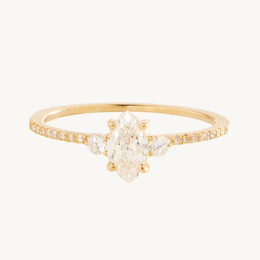 Coralie Solitaire Diamond Ring
